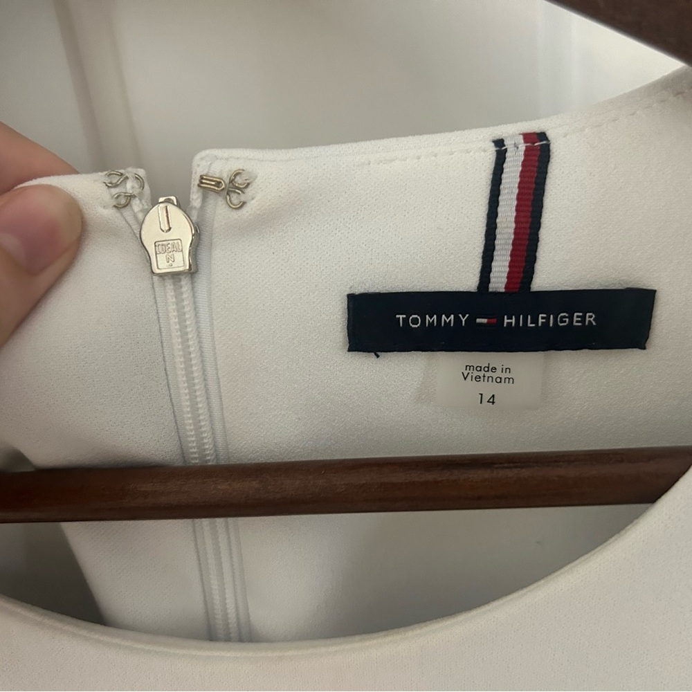 Tommy Hilfiger Navy and White Knee Length Dress - Picture 4 of 6